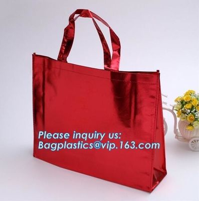 Customized printing recycled promotional shopping tote lamination pp non woven bag, Popular Items Printing Shopping Plas
