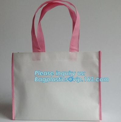 Promotional custom fabric reusable shopping bag metallic laminated non woven bag, Machine Made Heat Seal Eco Friendly No
