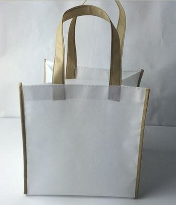 Promotional custom metallic laminated non woven bag, fabric reusable shopping bag, OEM Production Hot Sale Non Woven Bag