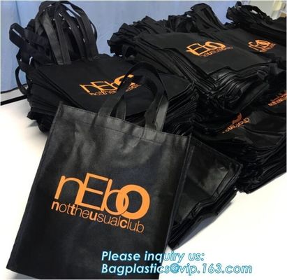 customized nice quality non-woven shopping bag custom logo non woven bag, Promotional pp coated custom printed recycled