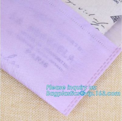heat seal non woven bag d cut handle cheap garment bag, OEM ODM Service Gravure Printing Garment laminated Non Woven Bag