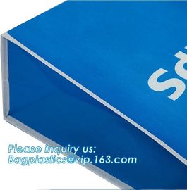 Eco friendly non woven bags, Reusable Portable Printable Handled Packing Non Woven Bag, Custom Fabric Shopping Organic N