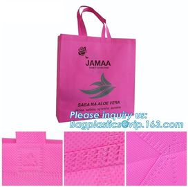 Environmental Promotional Shopping Bags Eco Gift Tote Non Woven Bag, heat seal die cut handle ultrasonic non woven bag