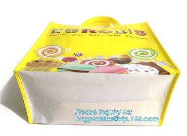 Environmental Promotional Shopping Bags Eco Gift Tote Non Woven Bag, heat seal die cut handle ultrasonic non woven bag