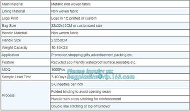 cheapest pp non woven bag,high quality non woven tote bag,custom non-woven packaging bag, Promotional custom printing sh