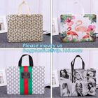 Factory price high quality fashion customize handle laminated non woven bag, heat seal die cut handle ultrasonic non wov
