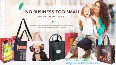 Printed Cotton Casual Tote Canvas Non Woven Bag, OEM customize logo hot sales non woven Bag, Custom Printed Cheap Shoppi