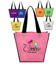 Full Color Printing Logo Eco Promotion Corporate Custom Tote Shopping Non Woven Bag Eco friendly Biodegradable Compostab