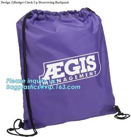 Custom Logo Printed ECO Nylon Polyester Foldable Shopping Bag With Snap Pouch,polyester drawstring gym bag Waterproof fo