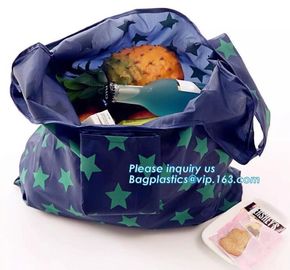 reusable polyester foldable shopping bag pattern eco fruit shape zipper foldable tote bag,production polyester polyester