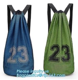 promotional daily recycled customized wholesale mesh drawstring backpack,drawstring backpack kids mesh backpack manufact