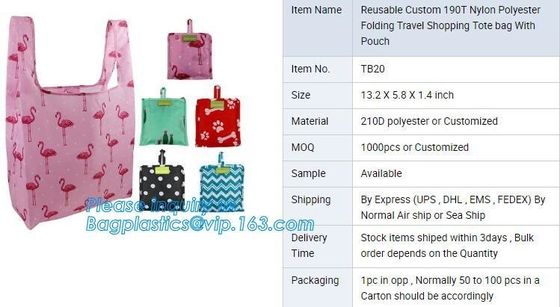 Supermarket Cheap Recyclable Polyester Reusable Foldable Shopping Bag,Value Friendly Reusable Polyester Foldable Shoppin