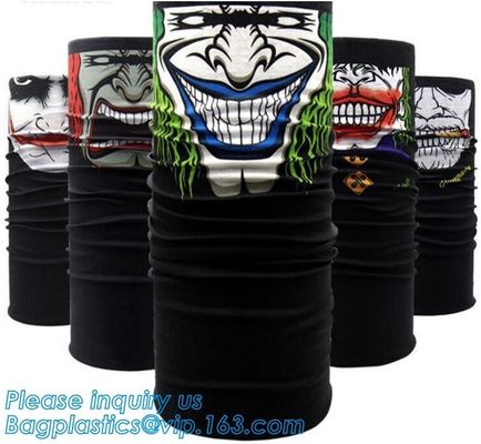 High Quality Outdoor Sports Sublimation Unique Fishing Face Mask Custom Seamlss Head Bandana For Men WOMEN OUTDOOR SPORT