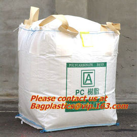 100% PP Woven FIBC Jumbo Bags for Sand, fibc bulk bag with four loop bags, big jumbo bag, Cheap china fibc big bags