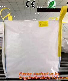 100% PP Woven FIBC Jumbo Bags for Sand, fibc bulk bag with four loop bags, big jumbo bag, Cheap china fibc big bags