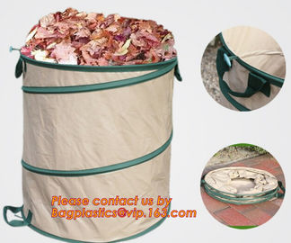 Leaf Collector Bag, Garden Waste Bags, Recycle Garden Waste Woven Bag, pop-up bags, grow bags, garden bags, garden sacks