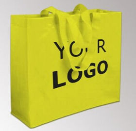 Promotional logo printed cheap reusable black pp woven shopping custom bags, PP Woven Bag Laminated Non Woven Shopping B