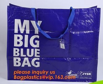 Large Capacity Full Color Printed Laminated Pp Woven Plastic Shopping Bag,eco-friendly, reusable, durable, recyclable an