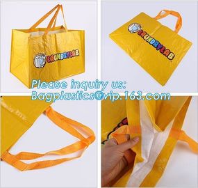 Pp Shopping Tote Fabric Custom Logo Polypropylene Customized Foldable Laminated Non Woven Bag,Promotional Price Recyclab