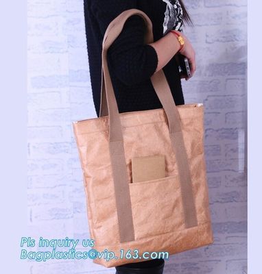 TYvek paper bag,water resistant paper bag, custom Tyvek tote shopping bag, promotional bag tyvek tote bag foldable tote