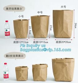 FREE SHIPPING Washable kraft paper laundry basket household storage bag DuPont tyvek paper shopping bag bagease bagplast