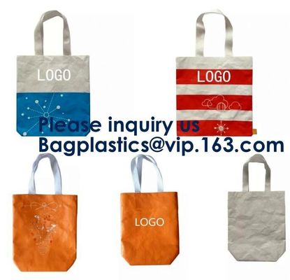 Waterproof Tyvek Tote Bag With Logo Washable Tyvek Paper Shopping Bag,Eco-friendly Custom Dupont Tyvek Paper Travel Tote