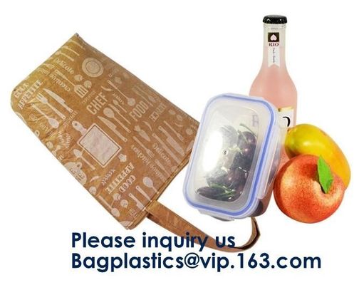 Lunch Bag Food Warmer Cooler Bag For Kids Extra Large Tote Lunch Thermal Baby Food Cooler Bag, Recycle Waterproof Zipper