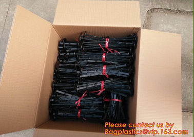 Plastic Nails Peg For Weed Wat,Anti Grass Turf Nails Mulching Cloth Gardening Plastic Holder Tools plastic netting pegs