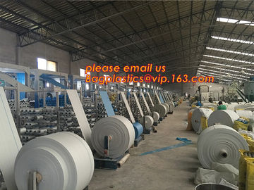 Virgin materia pp Woven Tubular Fabric In Roll For making rice,fertilizer, sand,cement,food,feed,chemical,Building mater