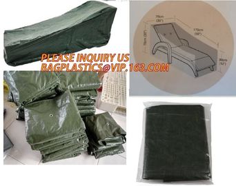 WATERPROOF BENCH COVER, GARDEN FUNITURE COVER, PE GARDEN OUT FUNITURE SERIES, STACKABLE CHARIR COVER, LOUNGE, BBQ COVER