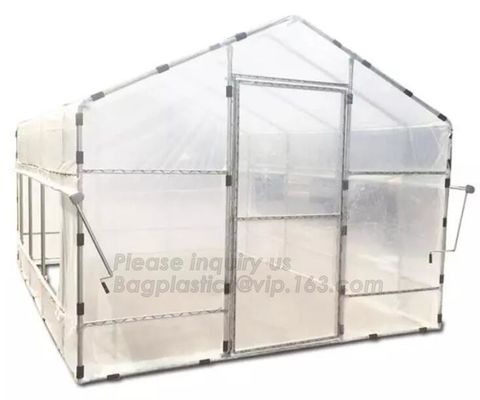 Agricultural Glass Green House for Commerical,Pop up Greenhouse Eco-friendly Fiberglass Poles Overlong Cover 98"x49"x53"