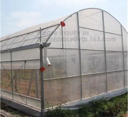 Garden Walk In 4 Shelves& Reinforced PE Cover green houses,Agriculture Farm Commercial Plastic PE Film Multi Spans Green