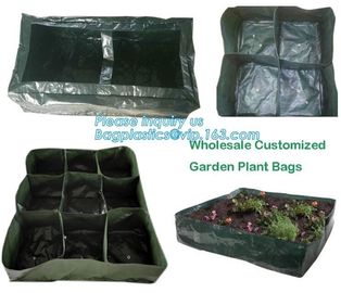 Black green square non woven potato plant garden grow bags with handle,5 Gallon Planting Grow Bags Made Of Growth Friend