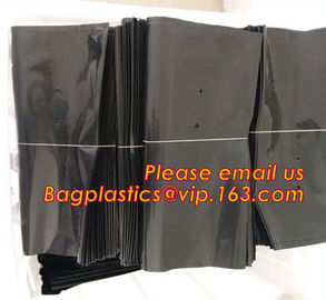 5gallon Plastic nursery bag for growing and seedling,polyethylene black grow bags plastic plant pot seeding nursery bags