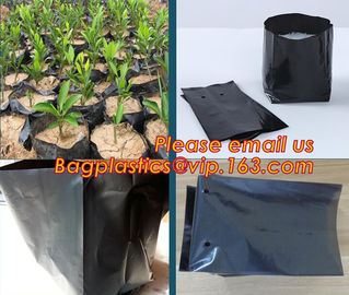 polyethylene black grow bags plastic plant pot seeding nursery bags,Effective UV Stabilized Black White Plastic Growing