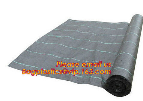 weed control mat ,ground cover,silt fence selvedge, pp woven fabric roll low price ,black color,chinese wholesale manufa