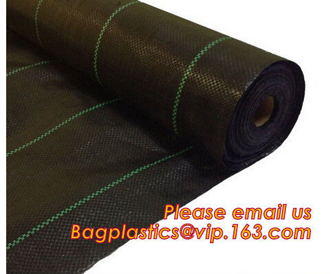 weed control mat ,ground cover,silt fence selvedge, pp woven fabric roll low price ,black color,chinese wholesale manufa