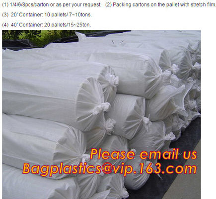 4 foot wide 1x10m/roll landscape anti weed fabric non woven professional organic strawberry weed control fabric BAGEASE