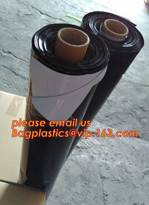 Custom biodegradable agriculture plastic mulch film,tubular roll with black colour for agricultural mulch film BAGEASE