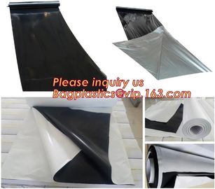 0.1mm 0.12mm 0.15mm 0.18mm 0.2mm 0.25mm hydroponic agriculture white/black panda opaque polyethylene PE film BAGPLASTICS