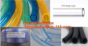 Clear Vinyl Tubing PVC three poly two thread hose pvc braided hose pipe, plastic fiber hose factory offer