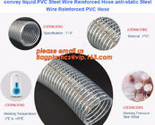 PVC suction hose, PVC Steel Wire Hose Soft Light and Long Usage Life