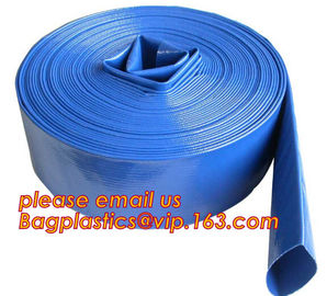 Liquid PVC Layflat Discharge Tubing High Pressure Water Hose 40MM For Agriculture Project