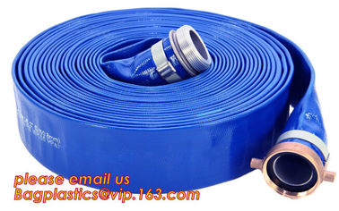 Liquid PVC Layflat Discharge Tubing High Pressure Water Hose 40MM For Agriculture Project