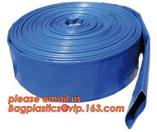 Liquid PVC Layflat Discharge Tubing High Pressure Water Hose 40MM For Agriculture Project