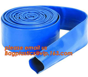 Liquid PVC Layflat Discharge Tubing High Pressure Water Hose 40MM For Agriculture Project