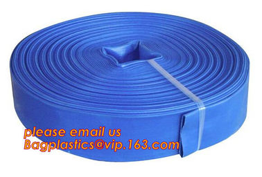 Liquid PVC Layflat Discharge Tubing High Pressure Water Hose 40MM For Agriculture Project