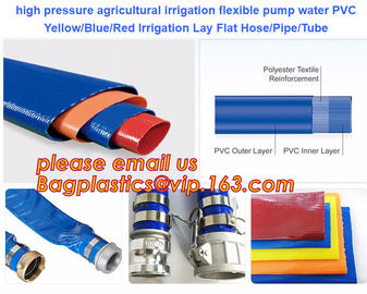 Flexible PVC Layflat Hose for Water Irrigation tube PVC High-Strength Layflat Hose