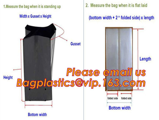 cheap plastic black seedling planter tomatoes growing bags, seedling planter tomatoes growing