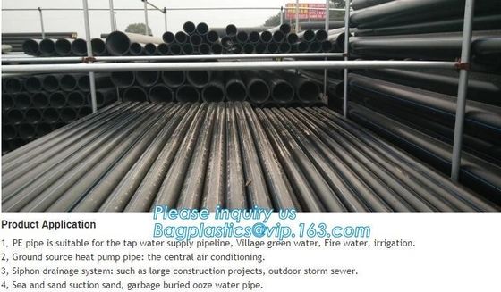 Black plastic water irrigation system hdpe pipe roll with best price,HDPE pipe PE underground water supply pipe,PE compo